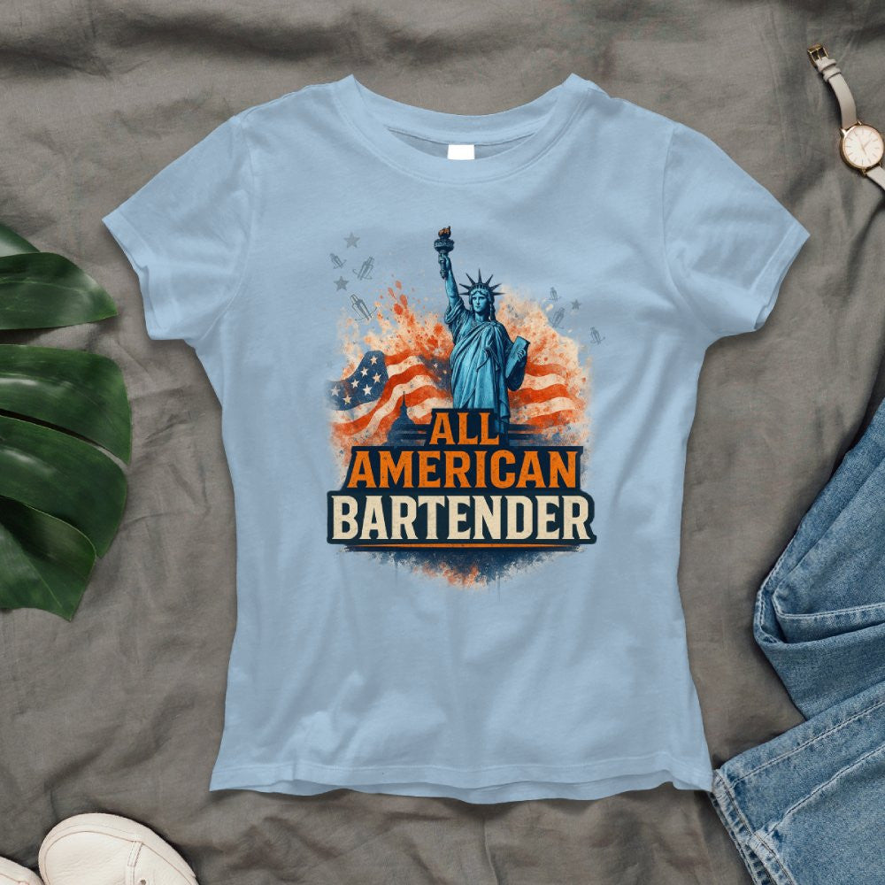 All American Bartender - USA Pride T-Shirt, Hoodie & More - grunx260804-0086