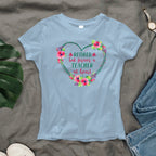 Forever A Teacher - Floral Heart Retired Educator T-Shirt, Hoodie & More - grunx260804-0227