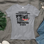 Blessed By God Protected By My Operating Engineer T-Shirt Hoodie & More - grunx260804-0181