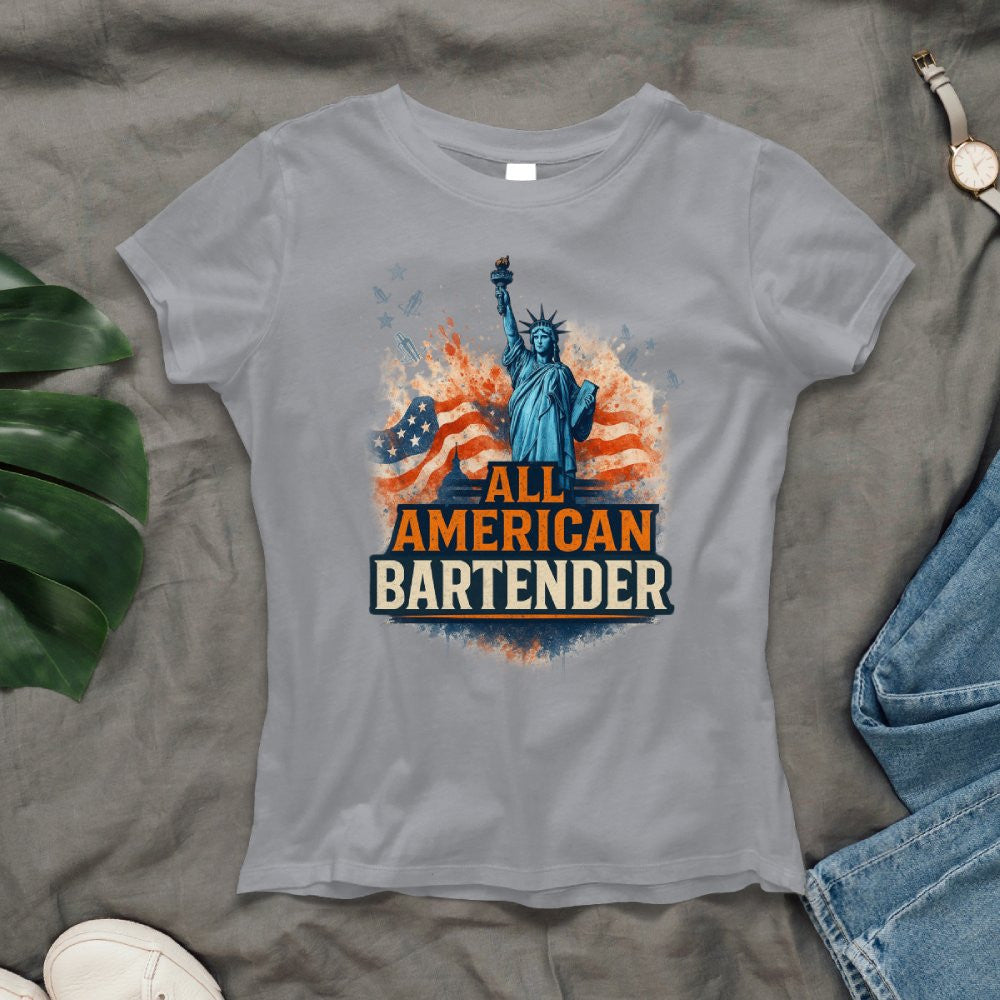 All American Bartender - USA Pride T-Shirt, Hoodie & More - grunx260804-0086