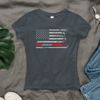 American Flag Lineman Apparel - Patriotic Utility Worker T-Shirt, Hoodie & More - grunx260804-0152