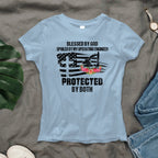 Blessed By God Protected By My Operating Engineer T-Shirt Hoodie & More - grunx260804-0181