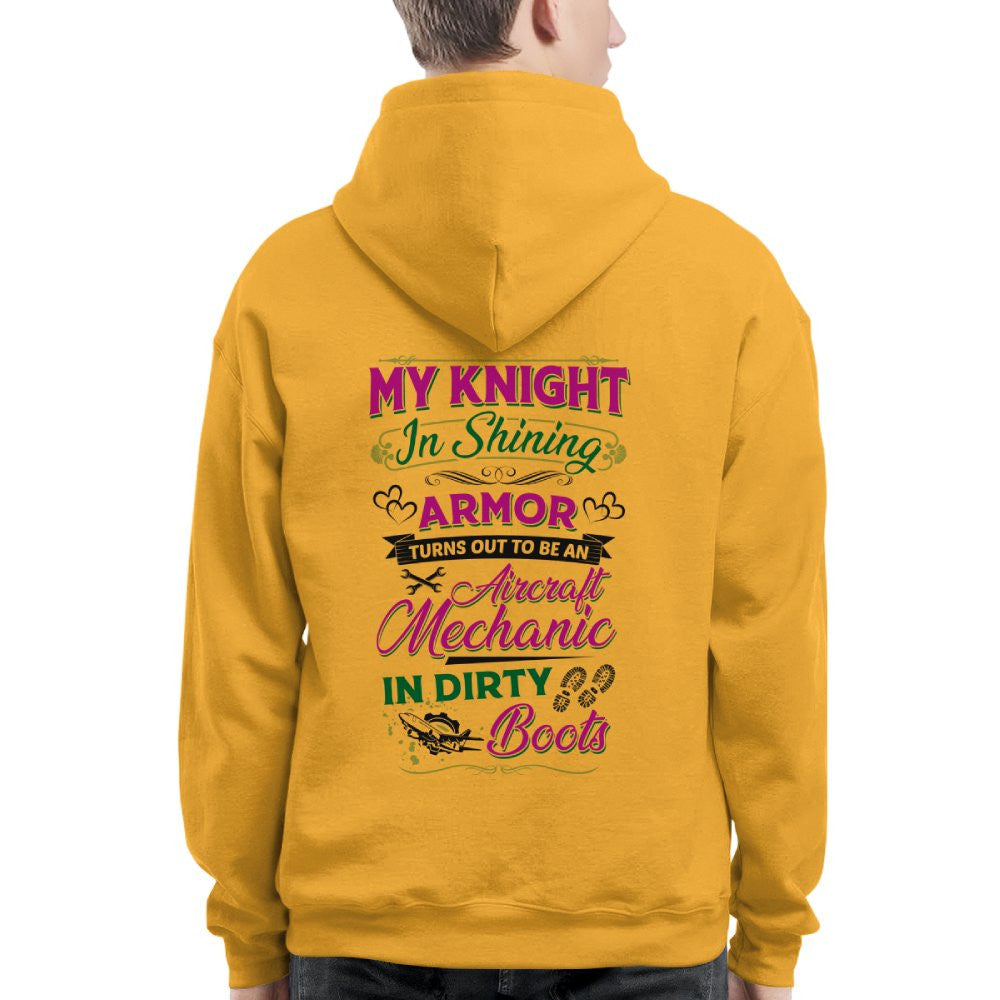 Knight In Dirty Boots - Aircraft Mechanic Love Quote T-Shirt, Hoodie & More - grunx260804-0200
