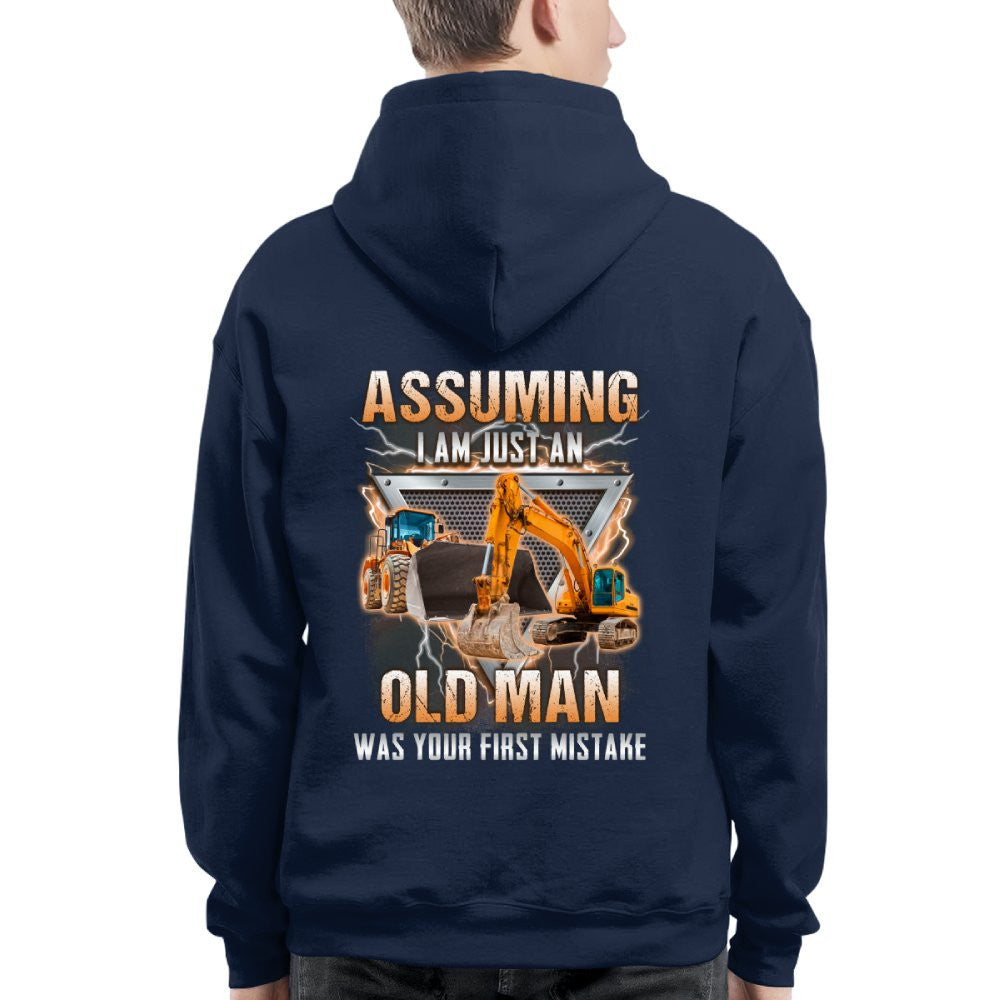 Assuming I'm Just An Old Man - Heavy Equipment Operator T-Shirt, Hoodie & More - grunx260804-0219