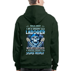 Grumpy Old Laborer Anger Apparel - Funny Laborer Skull T-Shirt, Hoodie & More - grunx260804-0185