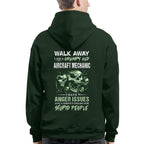 Grumpy Anger Issues - Aircraft Mechanic Skull Warning T-Shirt, Hoodie & More - grunx260804-0178