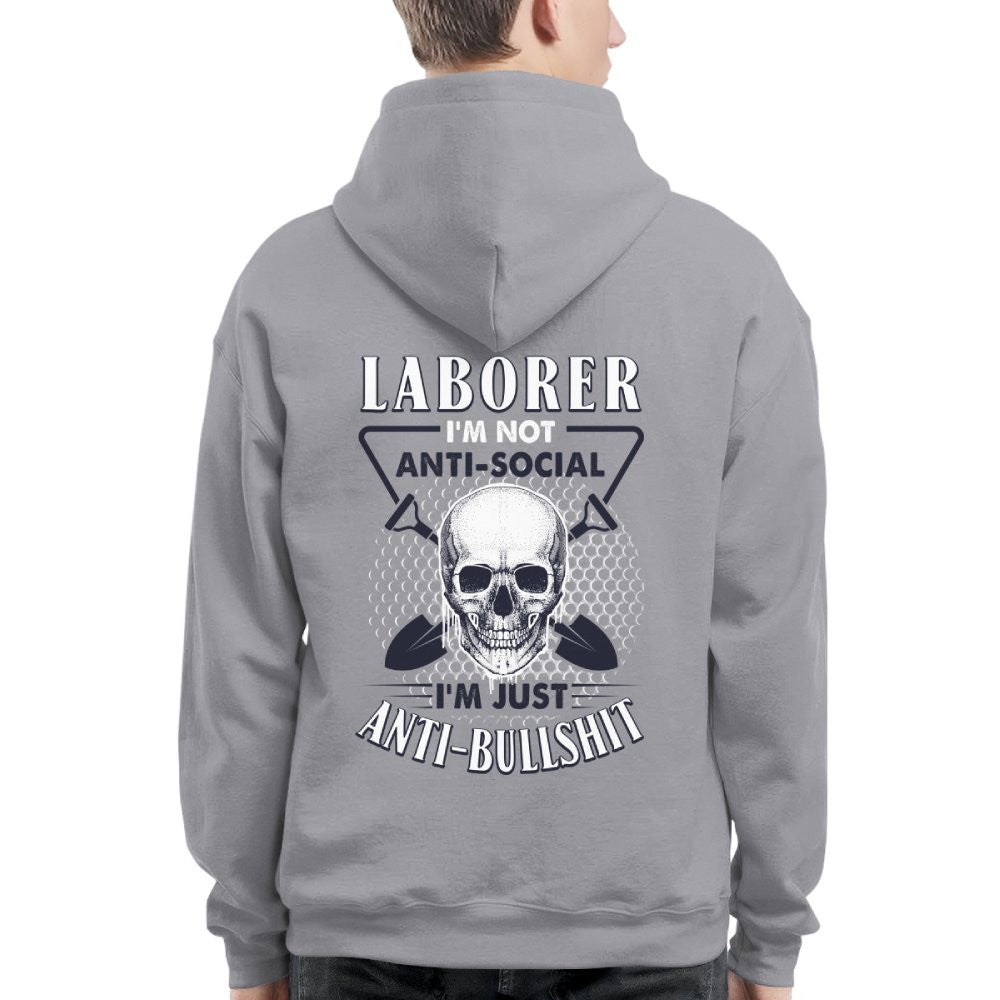 Anti-Social Laborer - Anti-Bullshit T-Shirt, Hoodie & More - grunx260804-0189
