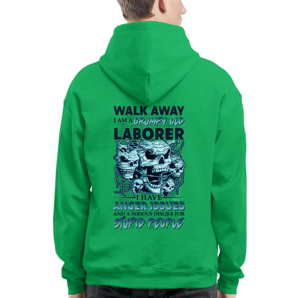 Laborer Anger Issues Apparel - Grumpy Laborer T-Shirt, Hoodie & More - grunx260804-0183