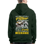 Any Man Can Be A Father - Mechanic Daddy Pride T-Shirt, Hoodie & More - grunx260804-0190