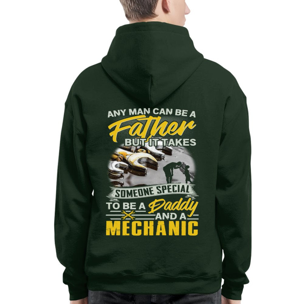 Any Man Can Be A Father - Mechanic Daddy Pride T-Shirt, Hoodie & More - grunx260804-0190