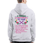 5 Things You Should Know - Mechanic Husband Humor T-Shirt, Hoodie & More - grunx260804-0045