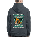 Assuming I'm Just An Old Man Operator Apparel - Excavator T-Shirt Hoodie & More - grunx260804-0222