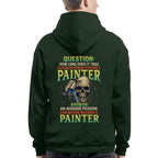 Average Person Can't Be Painter Apparel - Skull Spray Gun T-Shirt Hoodie & More - grunx260804-0234