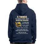 5 Things You Should Know - Operating Engineer Humor T-Shirt Hoodie & More - grunx260804-0053