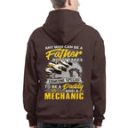 Any Man Can Be A Father - Mechanic Daddy Pride T-Shirt, Hoodie & More - grunx260804-0190