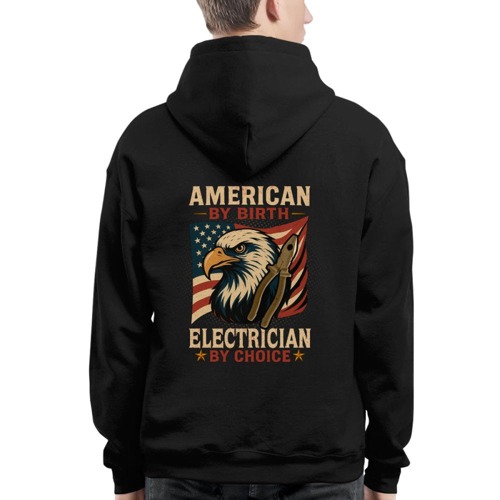 American By Birth Electrician By Choice - Patriotic Electrician T-Shirt, Hoodie & More - grunx260804-0126