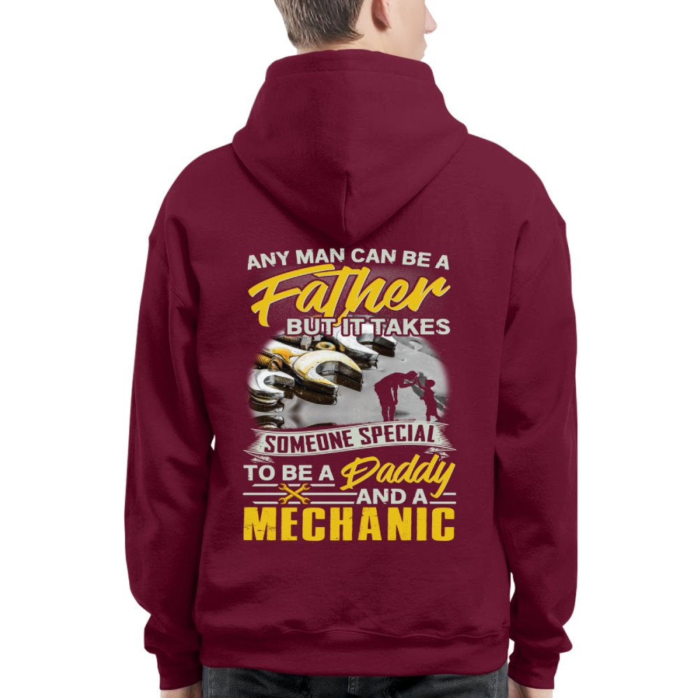 Any Man Can Be A Father - Mechanic Daddy Pride T-Shirt, Hoodie & More - grunx260804-0190
