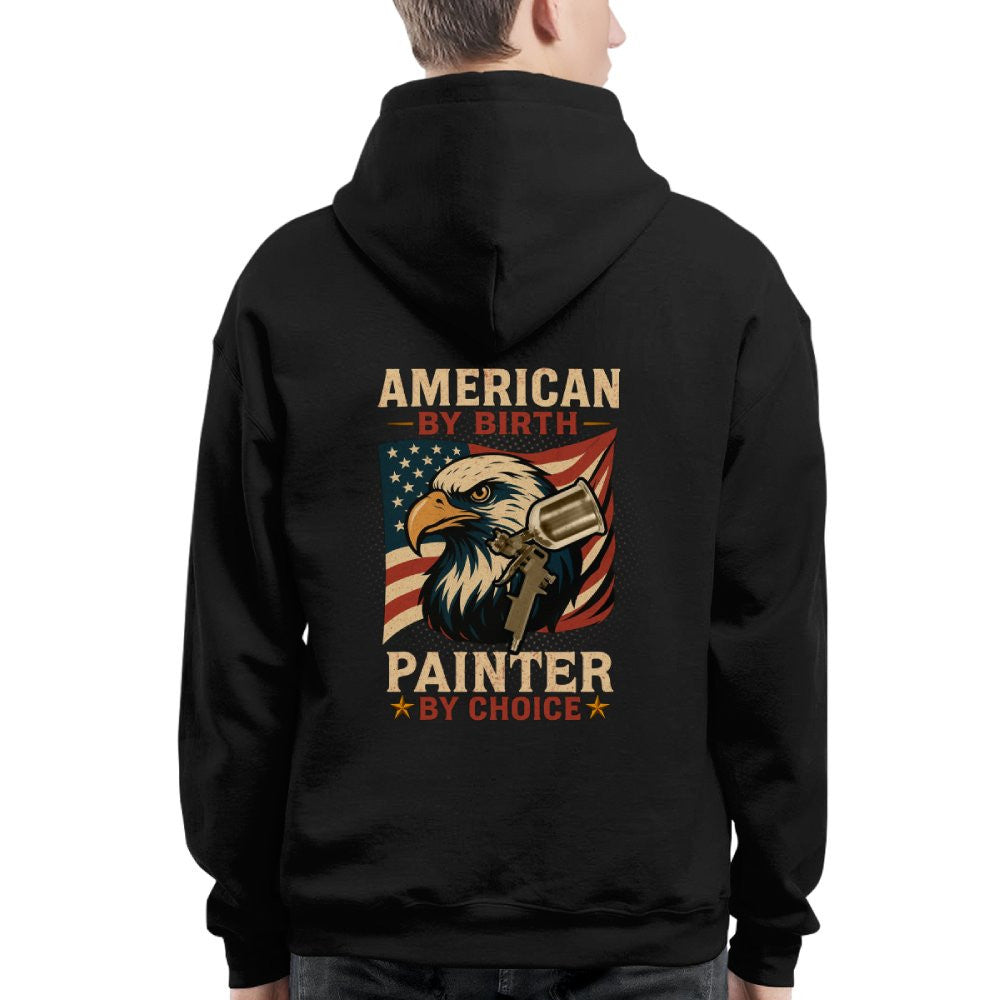 American By Birth Painter By Choice - Patriotic Painter T-Shirt, Hoodie & More - grunx260804-0138