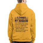5 Things You Should Know About My Husband Carpenter Apparel - Funny Gift T-Shirt, Hoodie & More - grunx260804-0022