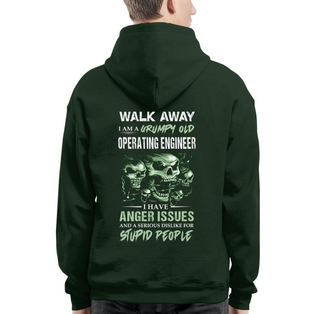 Grumpy Old Operating Engineer Shirt - Attitude Skull Tee Hoodie & More - grunx260804-0180
