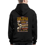 Anger Issues Tow Truck Operator Apparel - Skull Attitude T-Shirt, Hoodie & More - grunx260804-0172
