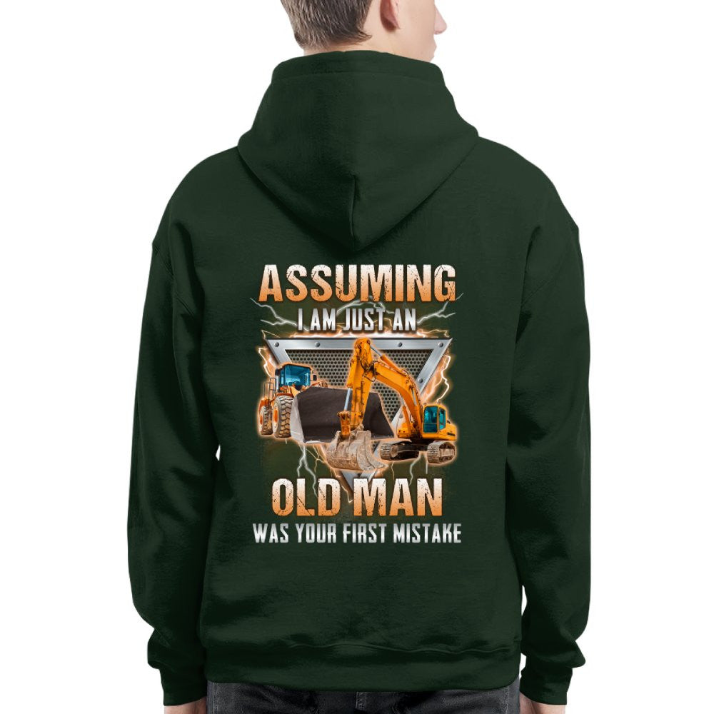 Assuming I'm Just An Old Man - Heavy Equipment Operator T-Shirt, Hoodie & More - grunx260804-0219