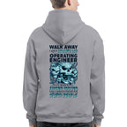 Grumpy Old Operating Engineer - Walk Away Anger Issues T-Shirt Hoodie & More - grunx260804-0184