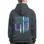 American Flag Holographic - Tow Truck Operator Pride T-Shirt Hoodie & More - grunx260804-0150
