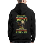 Average Person Can't Be Lineman Apparel - Skull Pliers T-Shirt Hoodie & More - grunx260804-0230