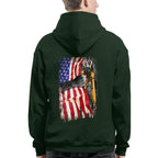 American Flag Fist Binder - Patriotic Lineman Apparel T-Shirt, Hoodie & More - grunx260804-0144