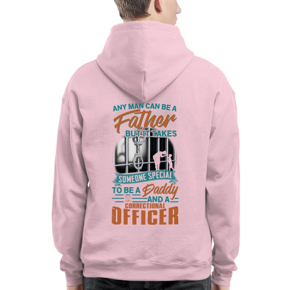 Any Man Can Be A Father - Correctional Officer Daddy T-Shirt, Hoodie & More - grunx260804-0067