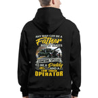 Any Man Can Be A Father - Tow Truck Operator Daddy Pride T-Shirt, Hoodie & More - grunx260804-0192