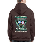 Assuming I'm Just An Old Man HVAC Apparel - Gauge Tool T-Shirt Hoodie & More - grunx260804-0220