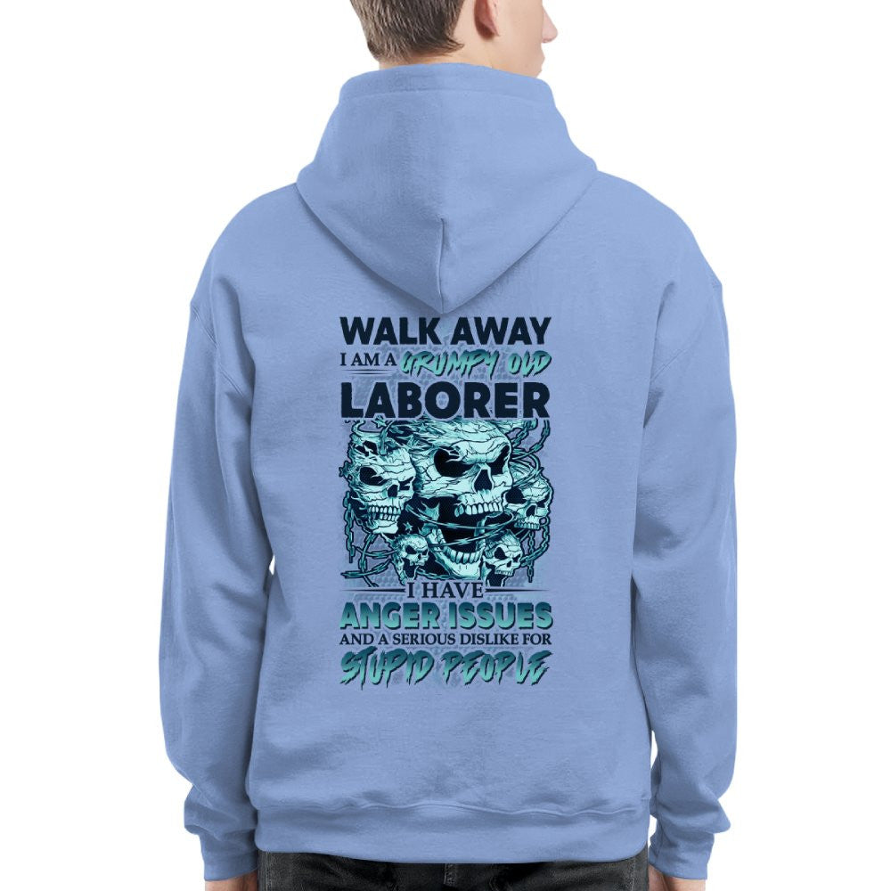 Laborer Anger Issues Apparel - Grumpy Laborer T-Shirt, Hoodie & More - grunx260804-0183