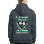 Assuming I'm Just An Old Man HVAC Apparel - Gauge Tool T-Shirt Hoodie & More - grunx260804-0220