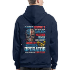 Allergic To Stupidity Operator Apparel - Patriotic Skull T-Shirt, Hoodie & More - grunx260804-0090