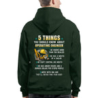 5 Things You Should Know - Operating Engineer Humor T-Shirt Hoodie & More - grunx260804-0053