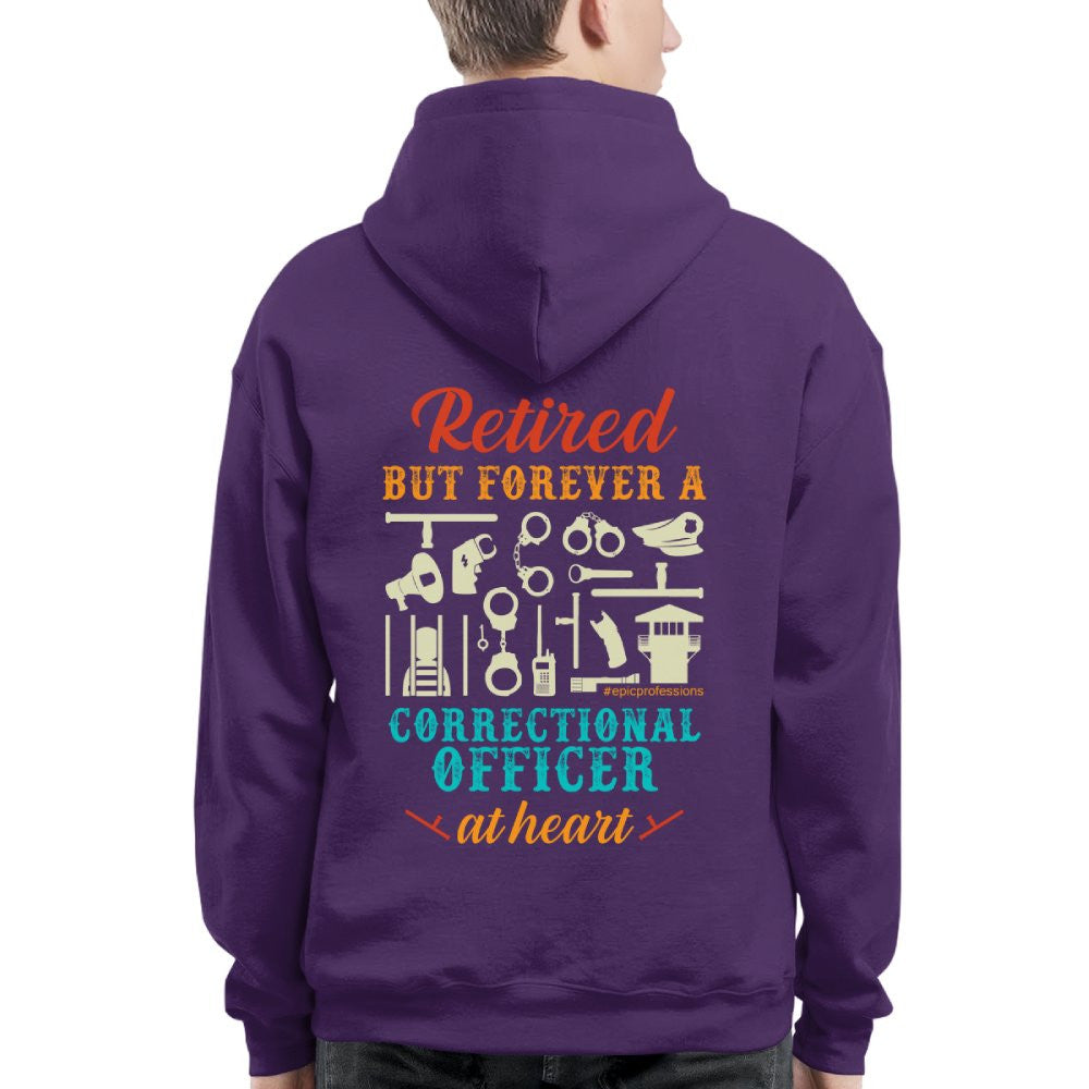Forever A CO - Retired Correctional Officer Heart T-Shirt, Hoodie & More - grunx260804-0228