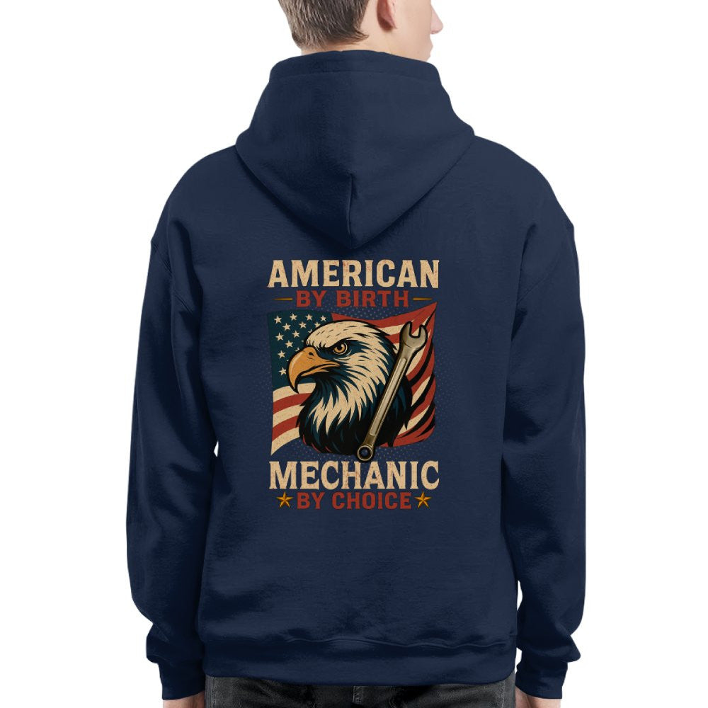 American By Birth Mechanic By Choice - Patriotic Mechanic T-Shirt, Hoodie & More - grunx260804-0136