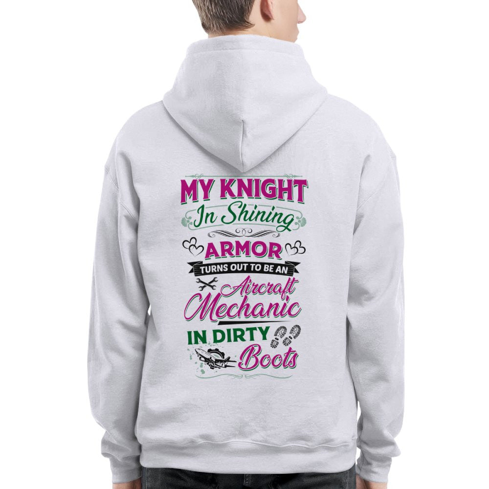 Knight In Dirty Boots - Aircraft Mechanic Love Quote T-Shirt, Hoodie & More - grunx260804-0200