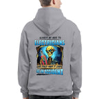Always Be Nice To Electricians Apparel - Skull Humor T-Shirt, Hoodie & More - grunx260804-0104