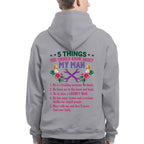 5 Things You Should Know - Mechanic Husband Humor T-Shirt, Hoodie & More - grunx260804-0045