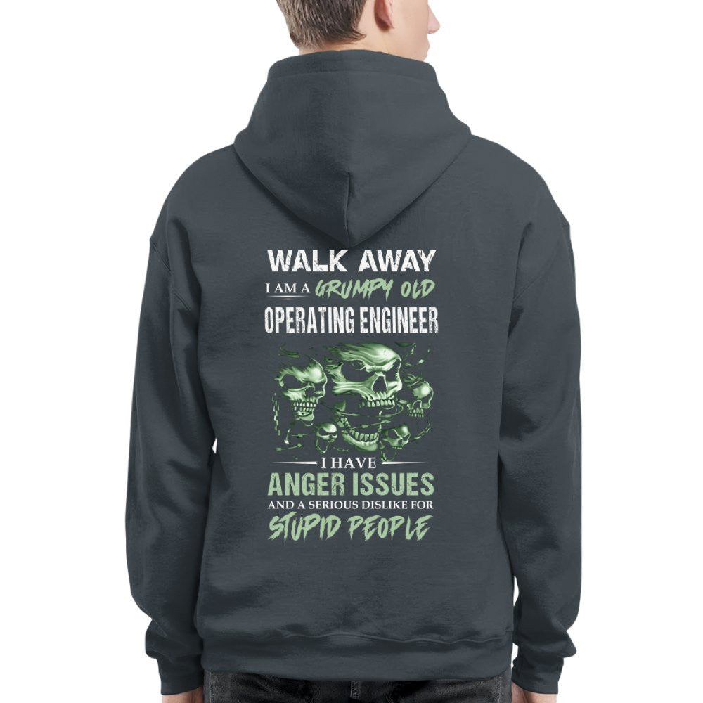 Grumpy Old Operating Engineer Shirt - Attitude Skull Tee Hoodie & More - grunx260804-0180