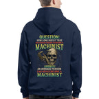 Average Person Can't Be Machinist Apparel - Skull Wrench T-Shirt Hoodie & More - grunx260804-0233