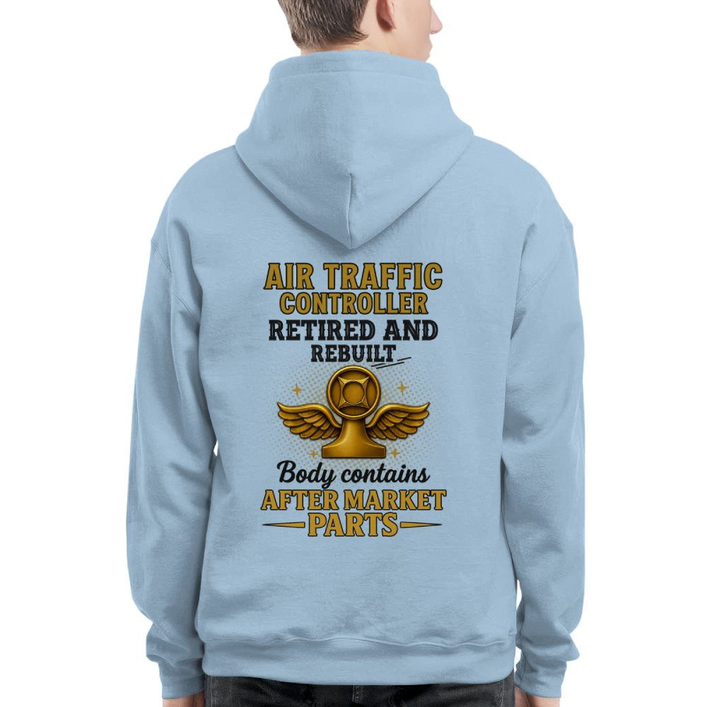 Air Traffic Controller Retired Rebuilt - Funny T-Shirt, Hoodie & More - grunx260804-0084