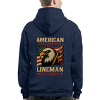 American By Birth Apparel - Lineman By Choice USA T-Shirt Hoodie & More - grunx260804-0121