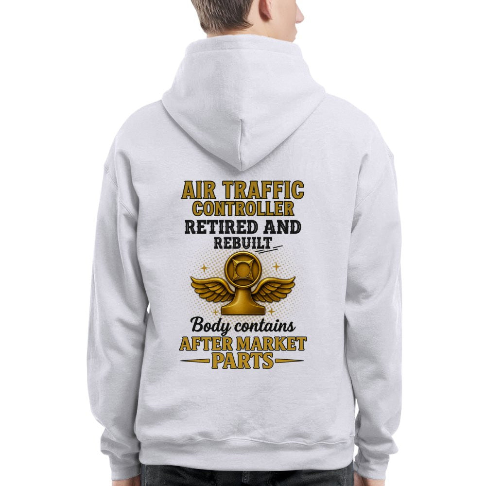 Air Traffic Controller Retired Rebuilt - Funny T-Shirt, Hoodie & More - grunx260804-0084
