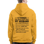 5 Things You Should Know About My Husband Mechanic Apparel - Funny Gift T-Shirt, Hoodie & More - grunx260804-0024