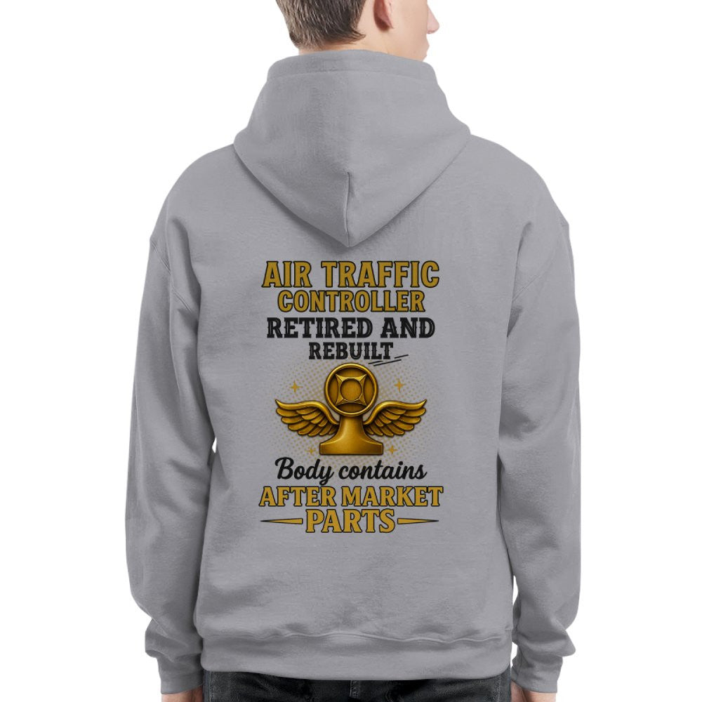 Air Traffic Controller Retired Rebuilt - Funny T-Shirt, Hoodie & More - grunx260804-0084