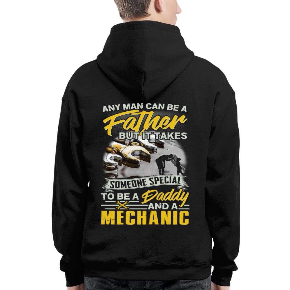 Any Man Can Be A Father - Mechanic Daddy Pride T-Shirt, Hoodie & More - grunx260804-0190